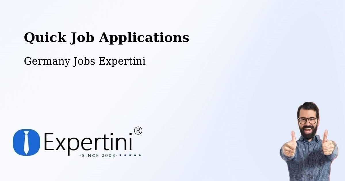 Quick Job Applications - Germany Jobs Expertini